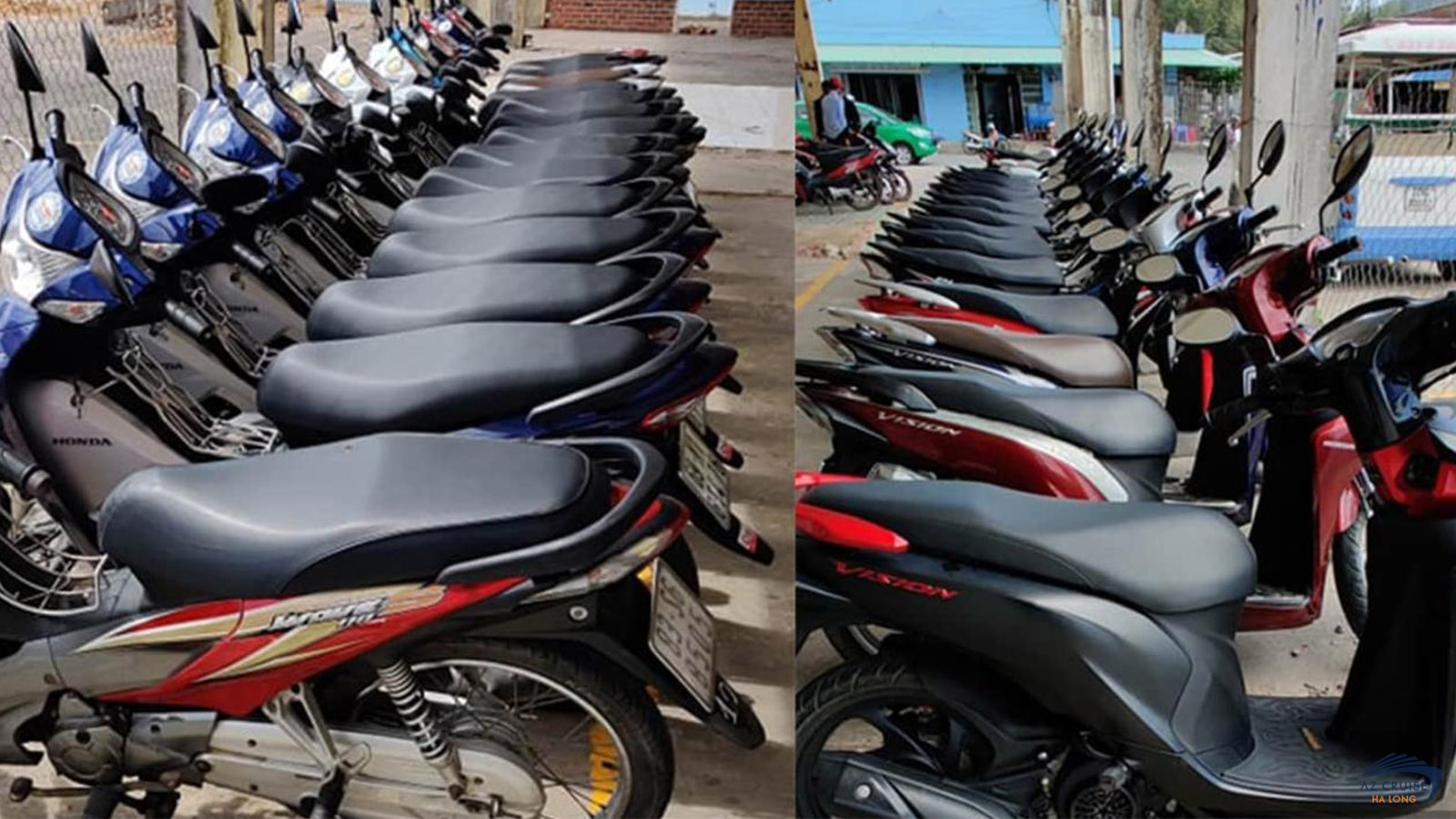 Lượng xe lớn tại Kim’s Motorbike rental luôn sẵn sàng phục vụ khách hàng